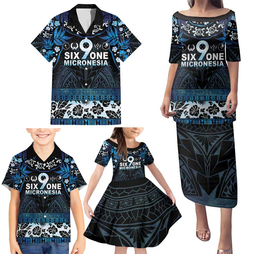 Micronesia FSM 691 Family Matching Puletasi and Hawaiian Shirt Respect Culture