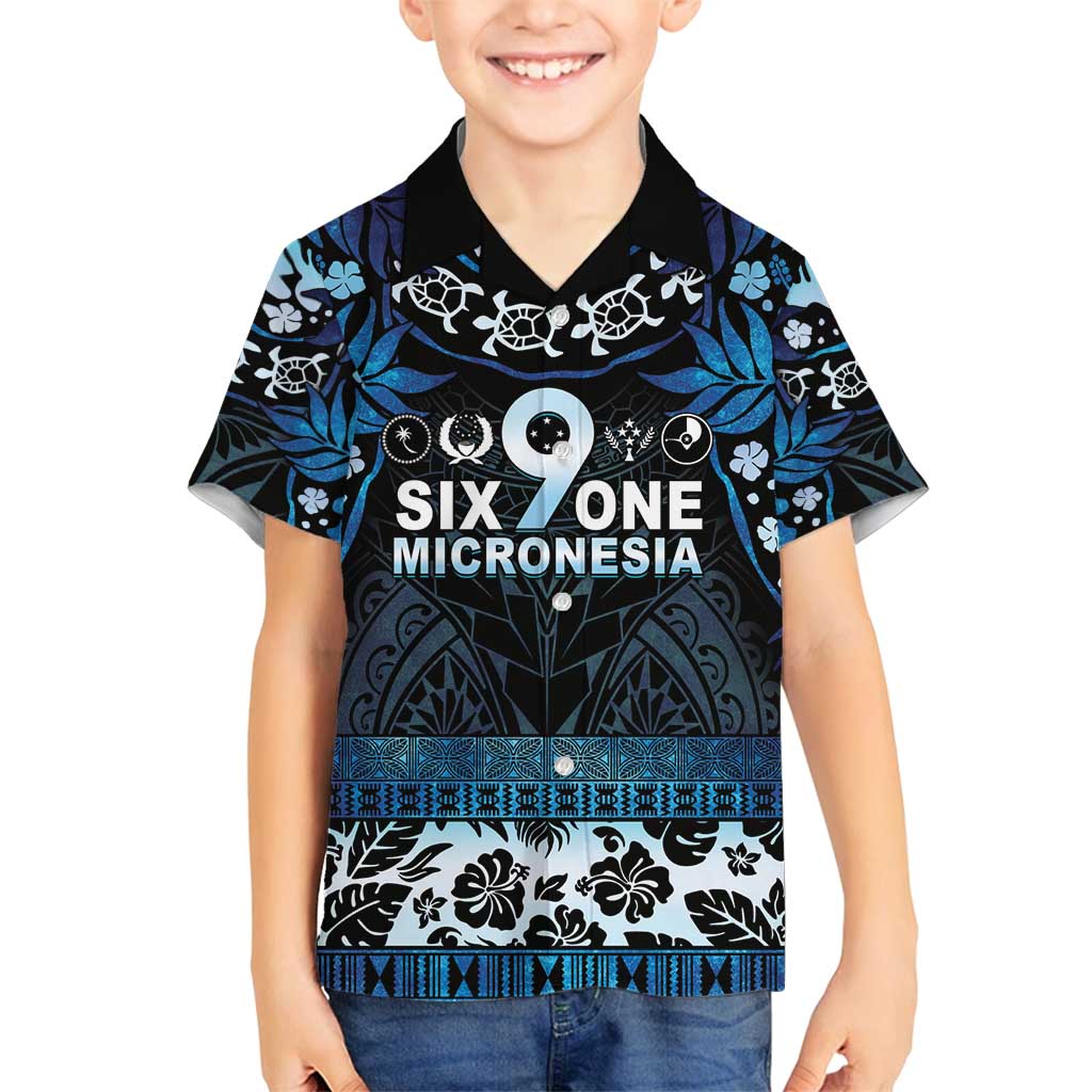Micronesia FSM 691 Family Matching Puletasi and Hawaiian Shirt Respect Culture