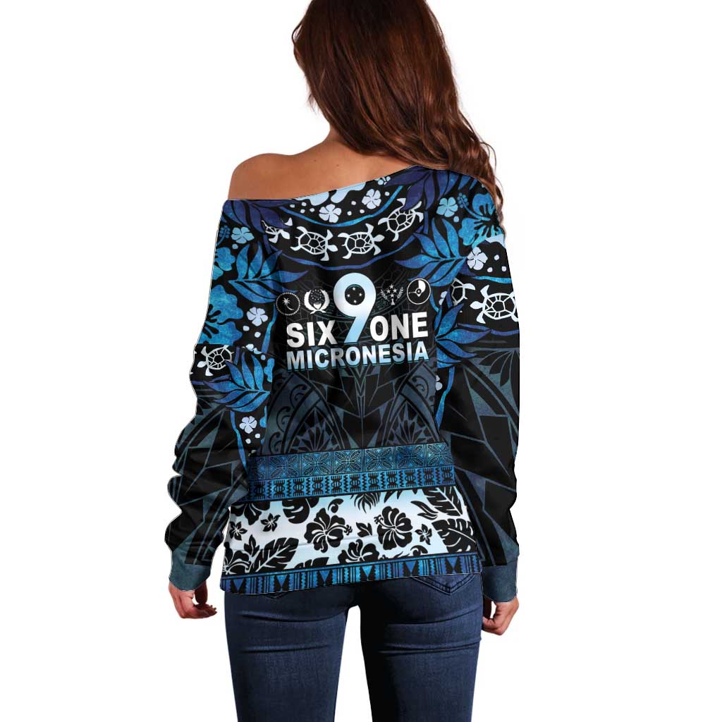 Micronesia FSM 691 Off Shoulder Sweater Respect Culture