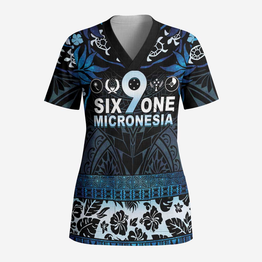 Micronesia FSM 691 Scrub Top Respect Culture - Polynesian Pride