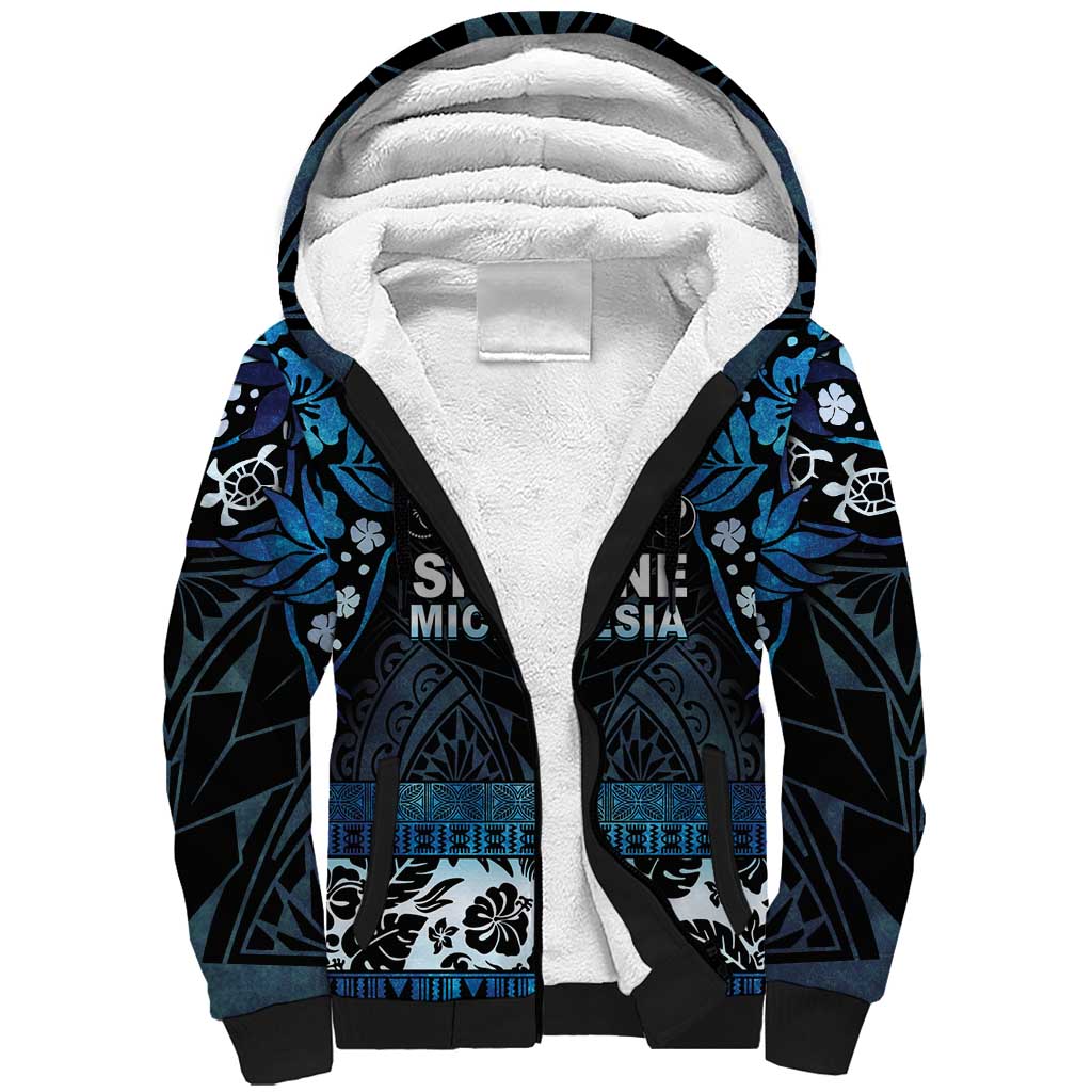 Micronesia FSM 691 Sherpa Hoodie Respect Culture