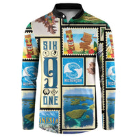 FSM Micronesia Culture Button Sweatshirt