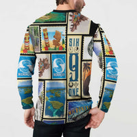 FSM Micronesia Culture Button Sweatshirt