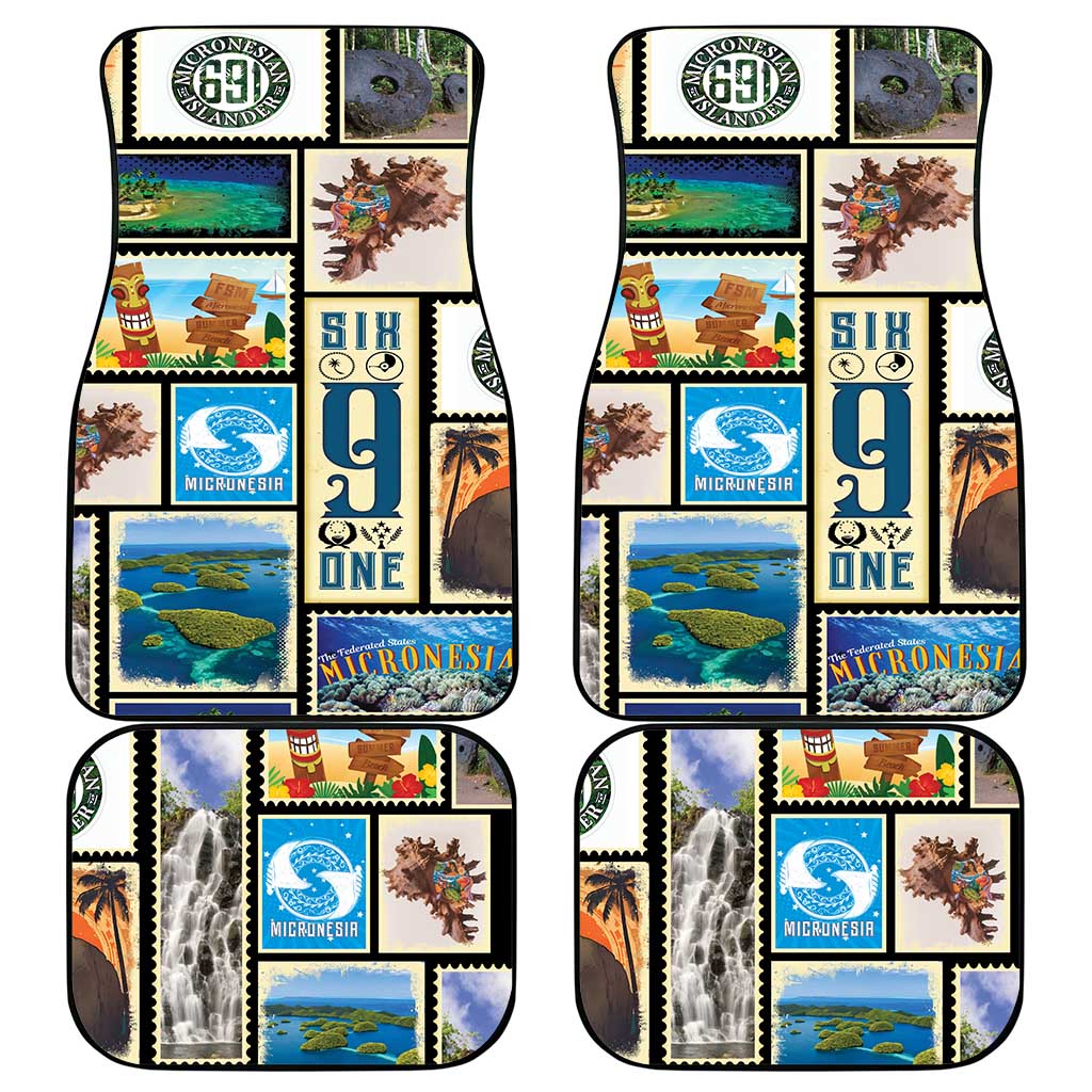 FSM Micronesia Culture Car Mats