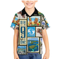FSM Micronesia Culture Family Matching Mermaid Dress and Hawaiian Shirt