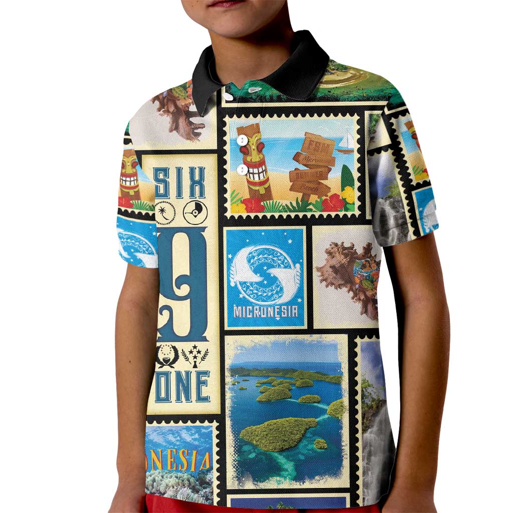 FSM Micronesia Culture Kid Polo Shirt