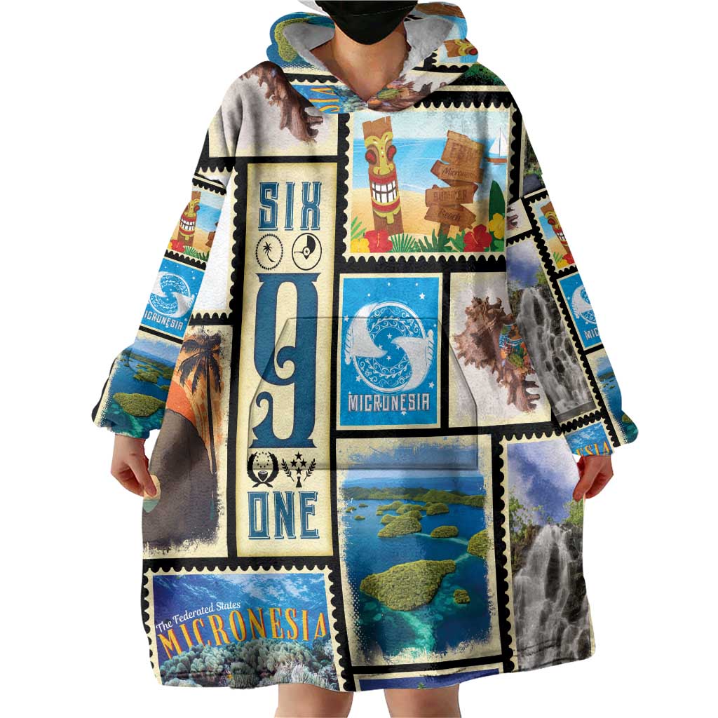 FSM Micronesia Culture Wearable Blanket Hoodie