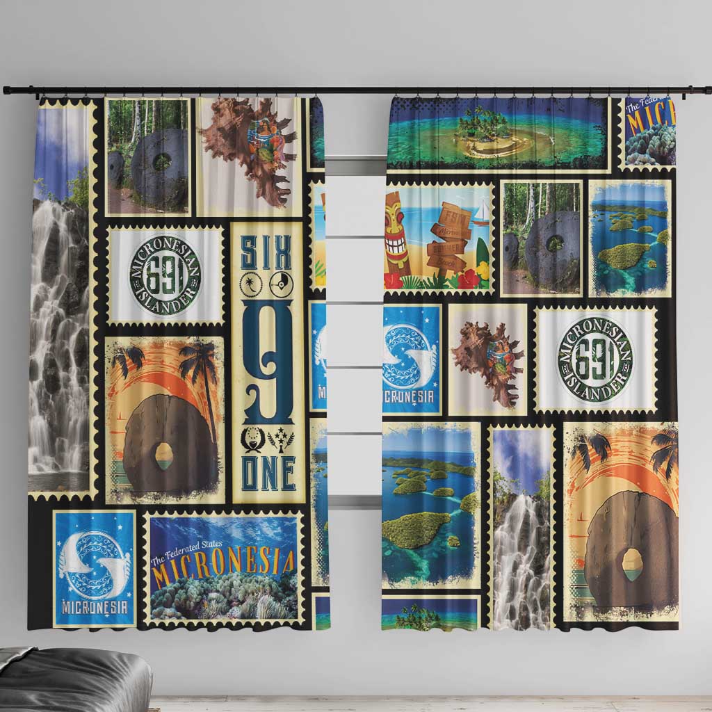 FSM Micronesia Culture Window Curtain