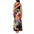 Personalised French Polynesia Victory Day Tank Maxi Dress Polynesian Pattern Plumeria