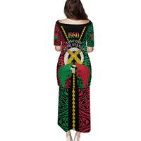 Vanuatu 45th Independence Day Puletasi Long God Yumi Stanap Wild Boar LT05 - Polynesian Pride