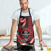 Hawaii Lahainaluna High School Apron Tribal Tattoo With Hibiscus Flowers