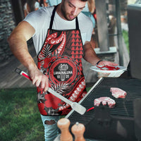 Hawaii Lahainaluna High School Apron Tribal Tattoo With Hibiscus Flowers