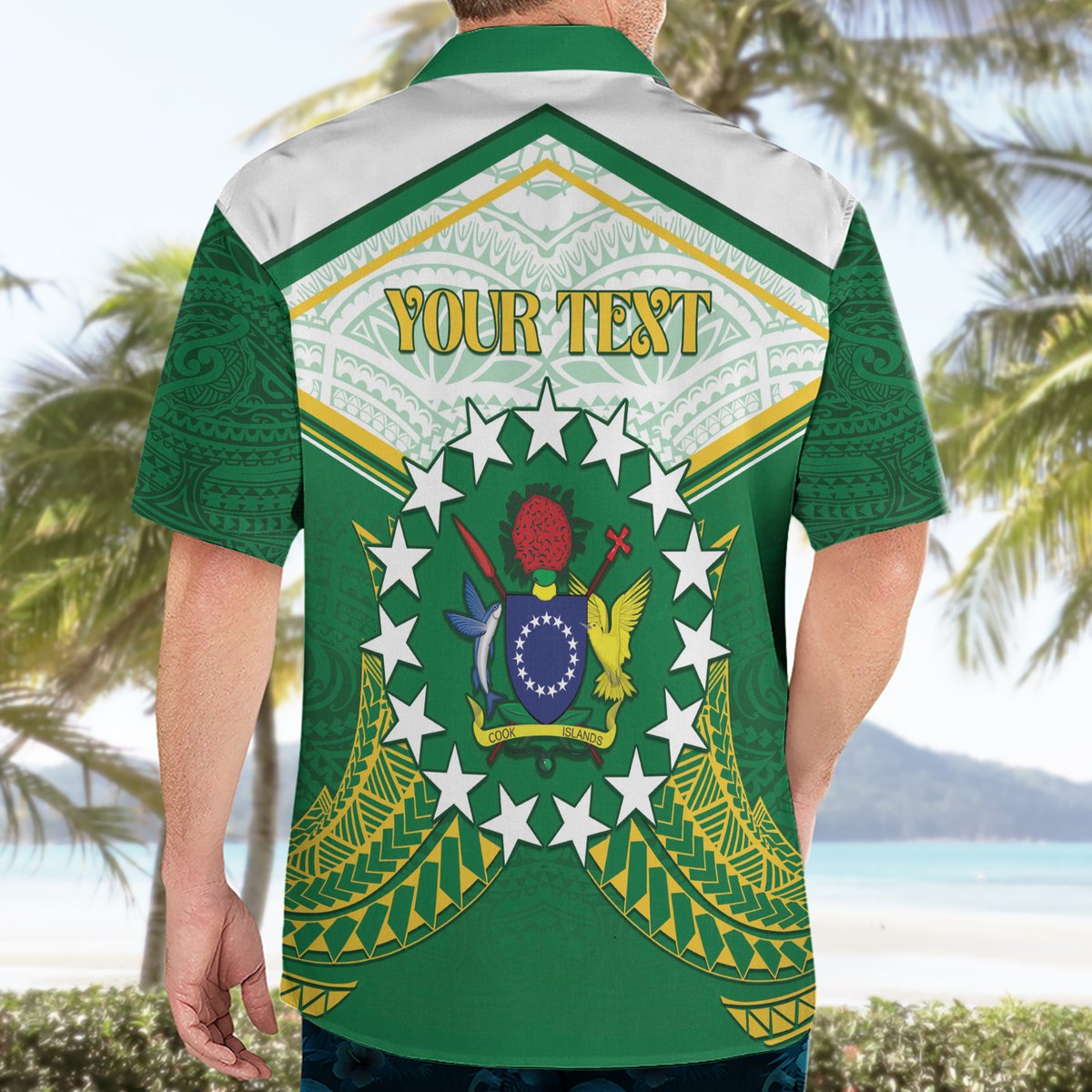 Personalised Cook Islands Ra o te Ui Ariki Hawaiian Shirt Polynesian Pattern LT05 - Polynesian Pride