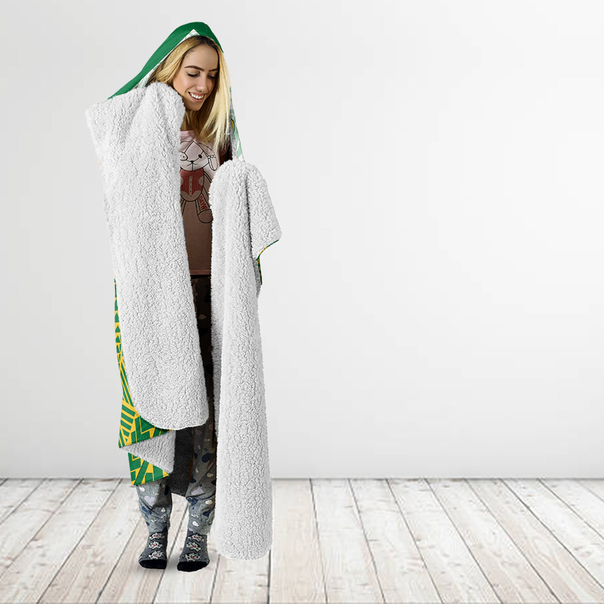 Cook Islands Ra o te Ui Ariki Hooded Blanket Polynesian Pattern LT05 - Polynesian Pride