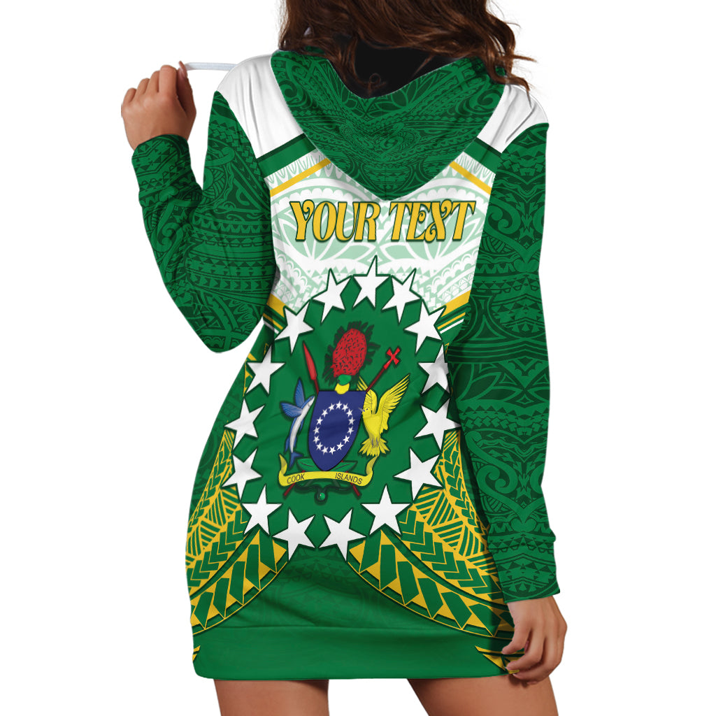 Personalised Cook Islands Ra o te Ui Ariki Hoodie Dress Polynesian Pattern LT05 - Polynesian Pride