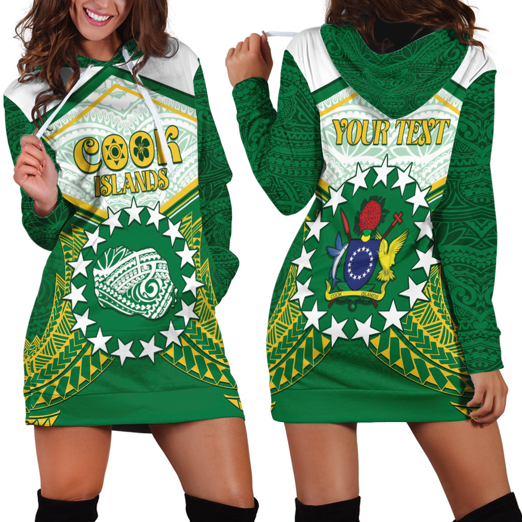 Personalised Cook Islands Ra o te Ui Ariki Hoodie Dress Polynesian Pattern LT05 - Polynesian Pride