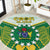 Cook Islands Ra o te Ui Ariki Round Carpet Polynesian Pattern