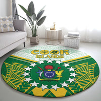 Cook Islands Ra o te Ui Ariki Round Carpet Polynesian Pattern