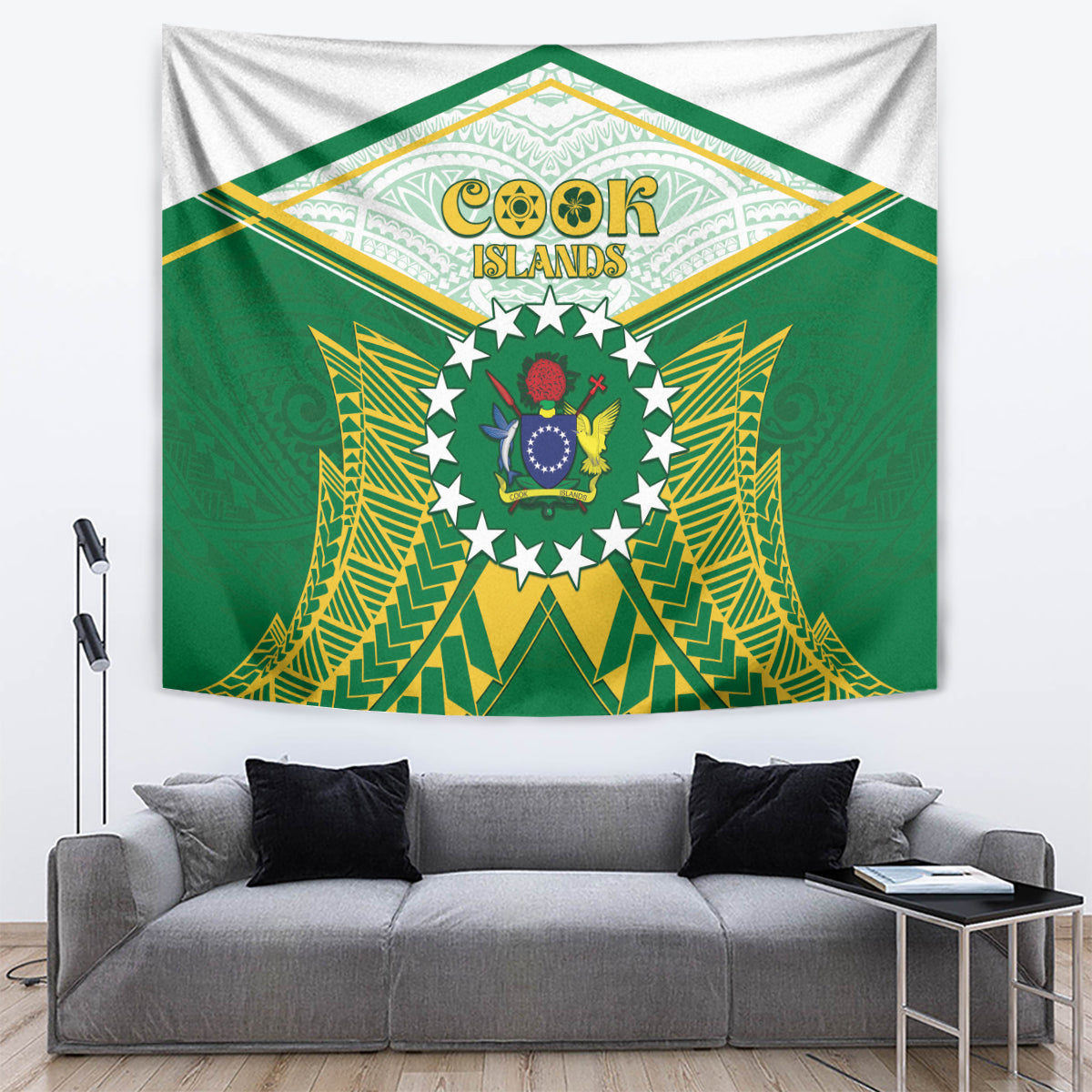 Cook Islands Ra o te Ui Ariki Tapestry Polynesian Pattern