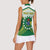 Personalised Cook Islands Ra o te Ui Ariki Women Sleeveless Polo Shirt Polynesian Pattern