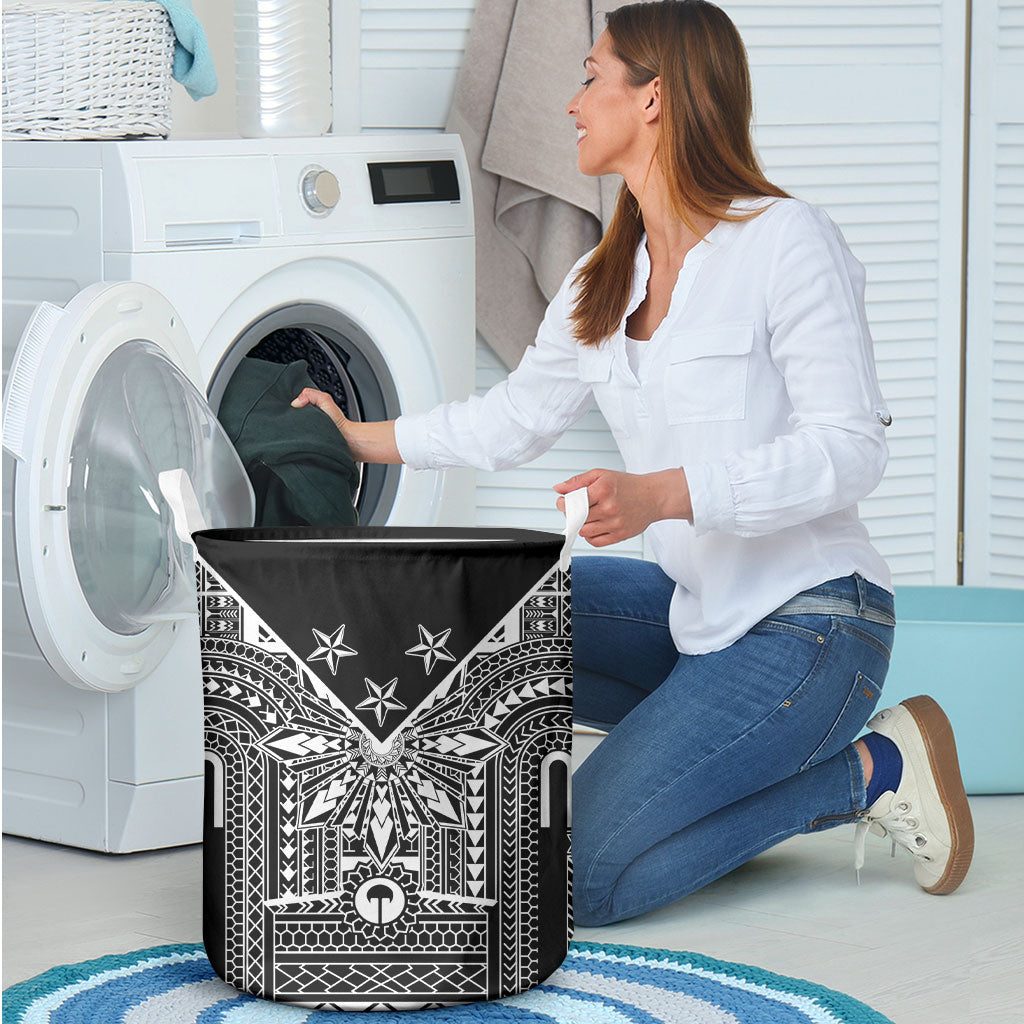 Black Philippines Sun Star Laundry Basket Igorot Tribal Inspiration LT05 - Polynesian Pride