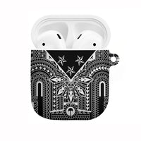 Black Philippines Sun Star AirPods Case Igorot Tribal Inspiration LT05 Black - Polynesian Pride