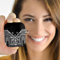 Black Philippines Sun Star AirPods Case Igorot Tribal Inspiration LT05 - Polynesian Pride