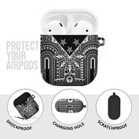 Black Philippines Sun Star AirPods Case Igorot Tribal Inspiration LT05 - Polynesian Pride