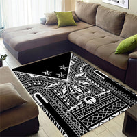 Black Philippines Sun Star Area Rug Igorot Tribal Inspiration LT05 - Polynesian Pride