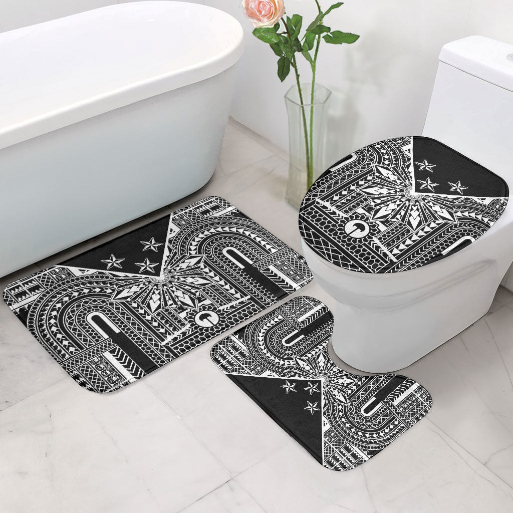 Black Philippines Sun Star Bathroom Set Igorot Tribal Inspiration LT05 - Polynesian Pride