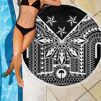 Black Philippines Sun Star Beach Blanket Igorot Tribal Inspiration LT05 - Polynesian Pride