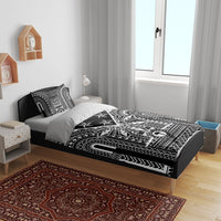 Black Philippines Sun Star Bedding Set Igorot Tribal Inspiration