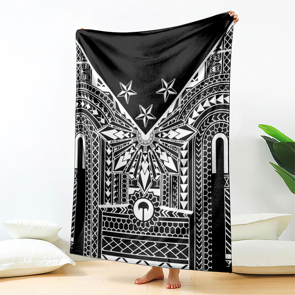 Black Philippines Sun Star Blanket Igorot Tribal Inspiration LT05 - Polynesian Pride