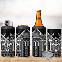 Black Philippines Sun Star 4 in 1 Can Cooler Tumbler Igorot Tribal Inspiration LT05 - Polynesian Pride