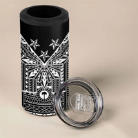 Black Philippines Sun Star 4 in 1 Can Cooler Tumbler Igorot Tribal Inspiration LT05 - Polynesian Pride