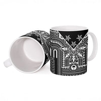 Black Philippines Sun Star Ceramic Mug Igorot Tribal Inspiration LT05 - Polynesian Pride