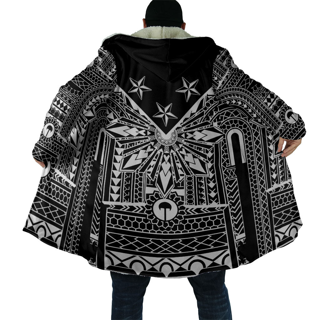 Black Philippines Sun Star Cloak Igorot Tribal Inspiration LT05 - Polynesian Pride