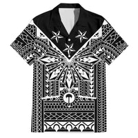 Black Philippines Sun Star Family Matching Long Sleeve Bodycon Dress and Hawaiian Shirt Igorot Tribal Inspiration