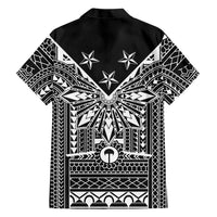 Black Philippines Sun Star Family Matching Off Shoulder Short Dress and Hawaiian Shirt Igorot Tribal Inspiration