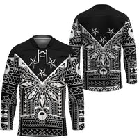 Black Philippines Sun Star Hockey Jersey Igorot Tribal Inspiration LT05 - Polynesian Pride