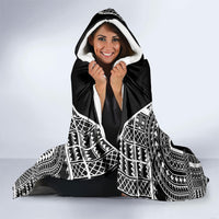 Black Philippines Sun Star Hooded Blanket Igorot Tribal Inspiration LT05 - Polynesian Pride