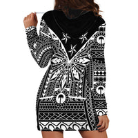 Black Philippines Sun Star Hoodie Dress Igorot Tribal Inspiration LT05 - Polynesian Pride
