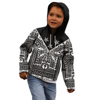 Black Philippines Sun Star Kid Hoodie Igorot Tribal Inspiration LT05 - Polynesian Pride