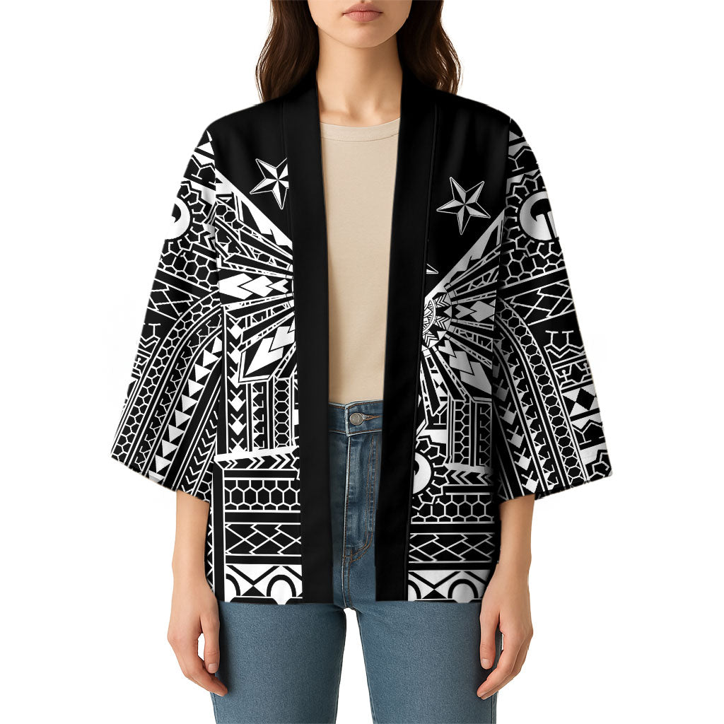 Black Philippines Sun Star Kimono Igorot Tribal Inspiration LT05 - Polynesian Pride