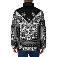 Black Philippines Sun Star Padded Jacket Igorot Tribal Inspiration LT05 - Polynesian Pride