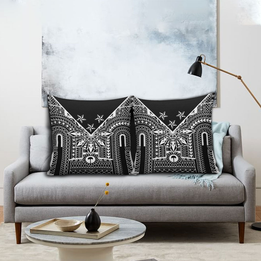 Black Philippines Sun Star Pillow Cover Igorot Tribal Inspiration LT05 - Polynesian Pride