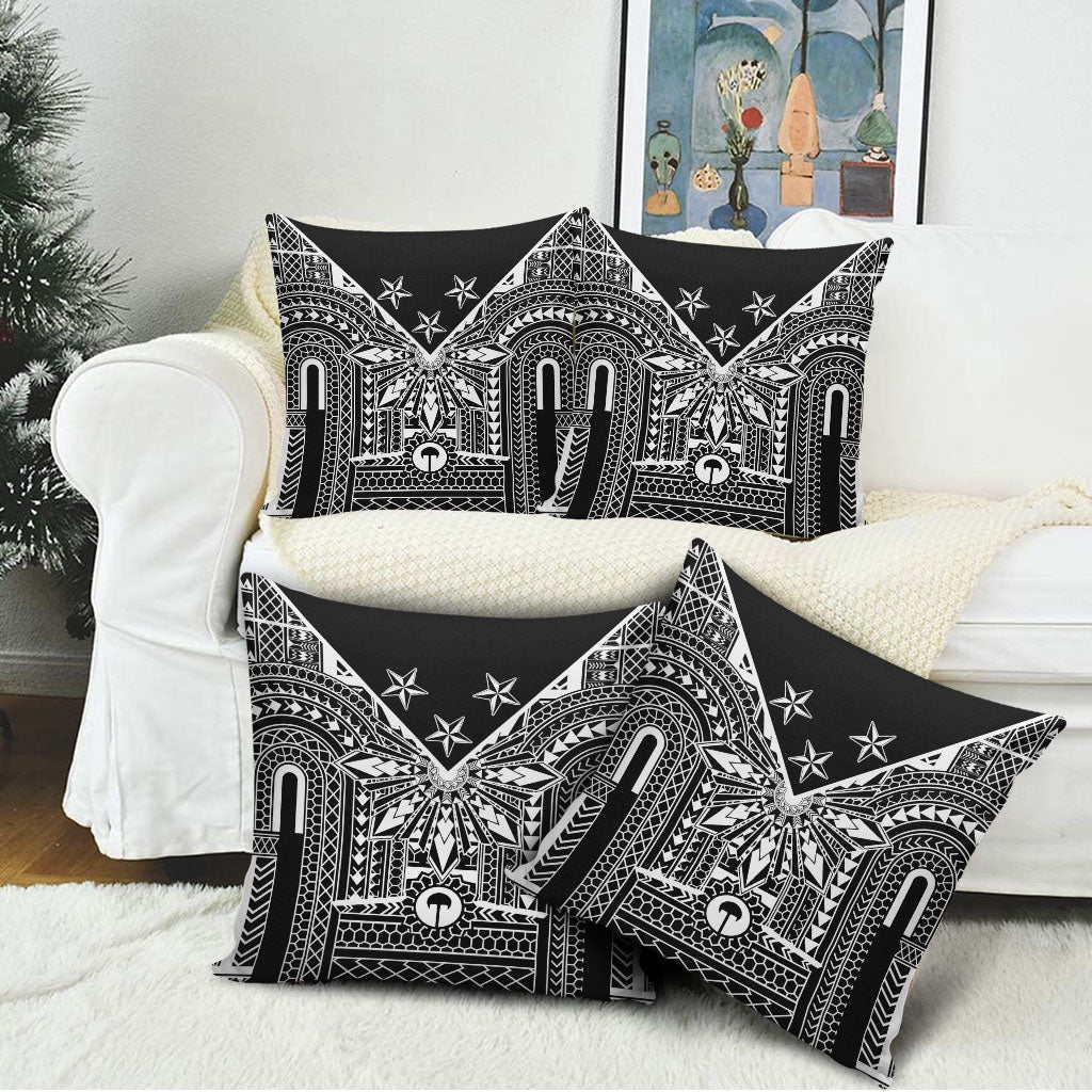 Black Philippines Sun Star Pillow Cover Igorot Tribal Inspiration LT05 - Polynesian Pride