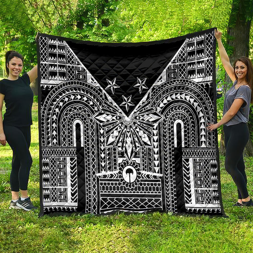 Black Philippines Sun Star Quilt Igorot Tribal Inspiration LT05 - Polynesian Pride