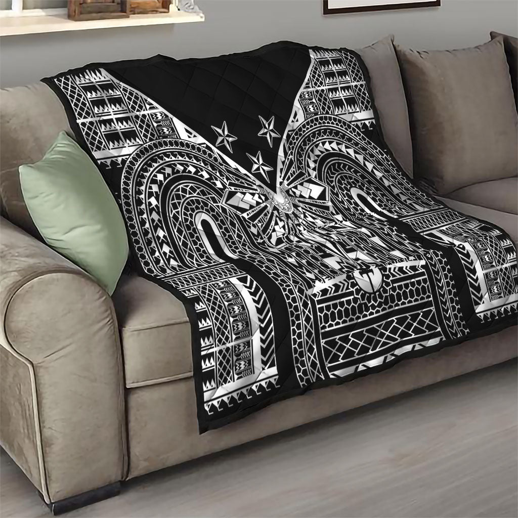 Black Philippines Sun Star Quilt Igorot Tribal Inspiration LT05 - Polynesian Pride