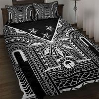 Black Philippines Sun Star Quilt Bed Set Igorot Tribal Inspiration LT05 Black - Polynesian Pride
